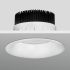 Round recessed LED lamp